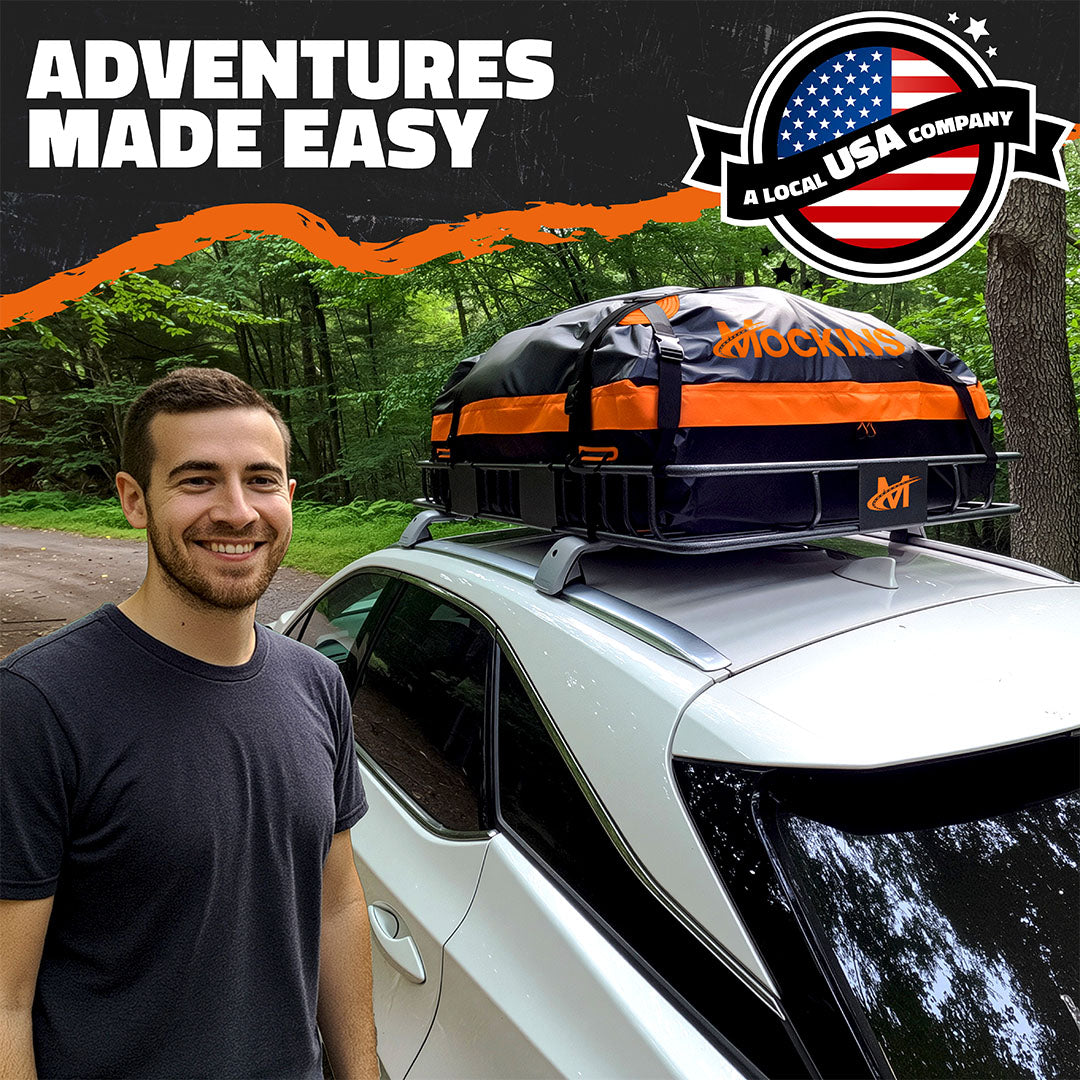 64"x39"x6" Extendable Roof Carrier & 20 Cu Ft Roof Bag