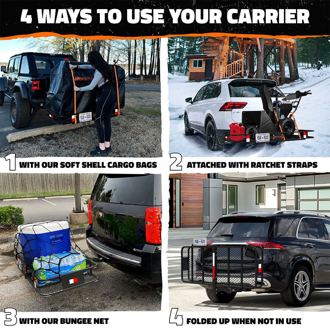 60"x24"x6" Cargo Hitch Carrier