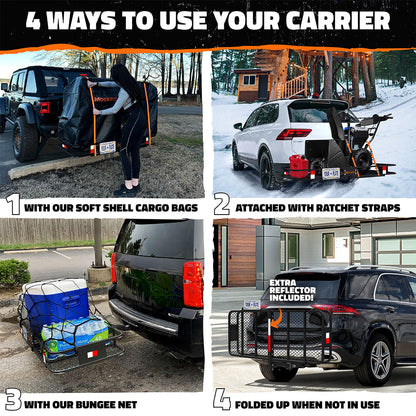 60"x24"x6" Cargo Hitch Carrier