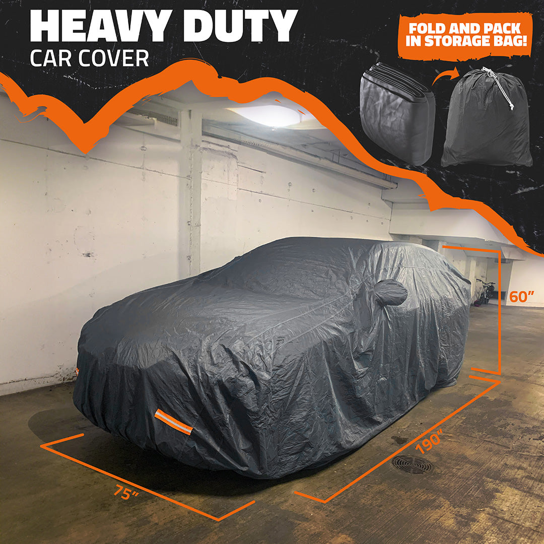 Heavy Duty Waterproof Sedan Covers - Cotton Lined