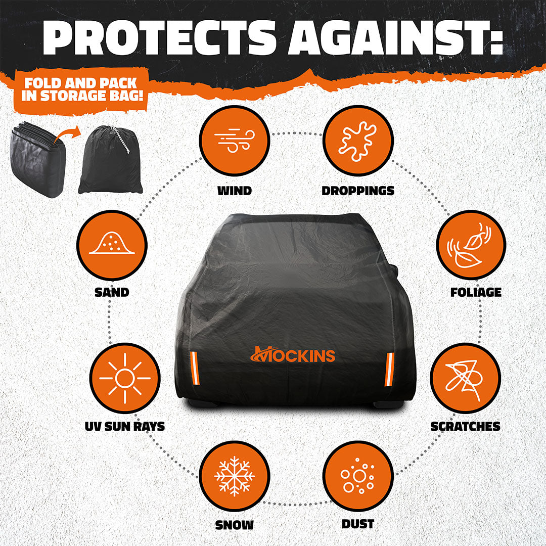 Heavy Duty Waterproof SUV Covers - Cotton Lined