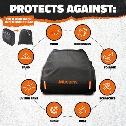 Heavy Duty Waterproof SUV Covers - Cotton Lined