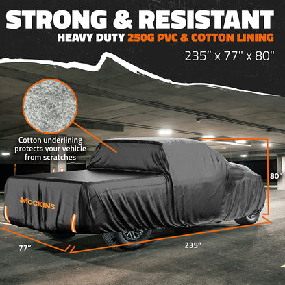 Heavy Duty Waterproof Truck Cover - Cotton Lined