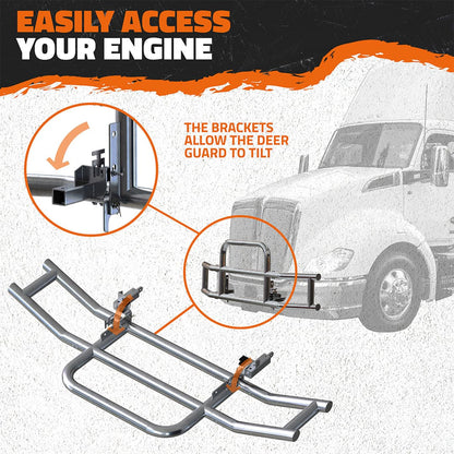 Front Bumper Guard Mounting Brackets for Kenworth New Models (Brackets ONLY)