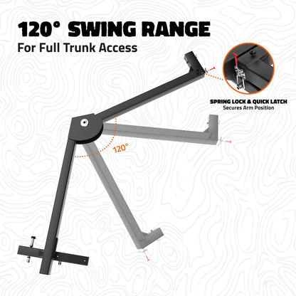 500 LBS Capacity Swing Away Hitch Adapter