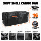 60"x20"x6" Hitch Carrier with 6" Shank Rise & 16 Cu Ft Cargo Bag