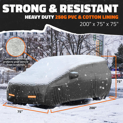 Heavy Duty Waterproof SUV Covers - Cotton Lined