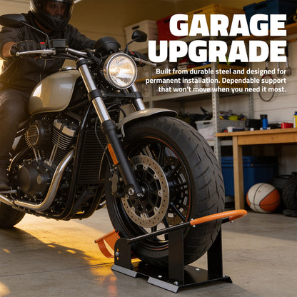 Narrow Motorcycle Wheel Chock for up to 6.1" Tires