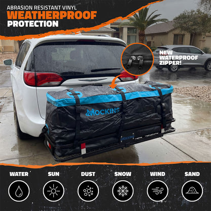 60"x20"x6" Hitch Carrier & 16 Cu Ft Cargo Bag