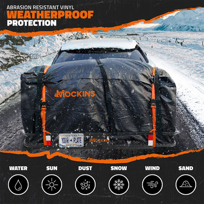 60"x24"x6" Hitch Carrier & 25 Cu Ft Cargo Bag