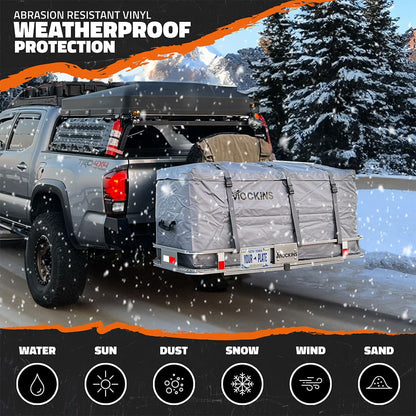 60"x20"x6" Hitch Carrier & 16 Cu Ft Cargo Bag