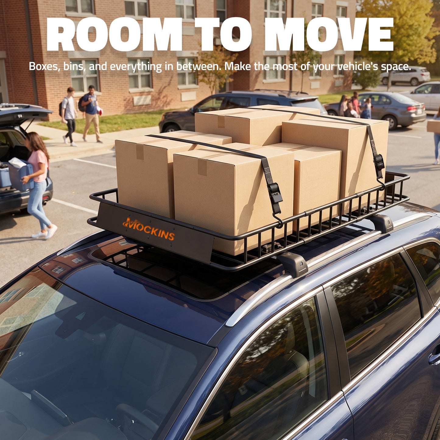 64"x39"x5" Extendable Rooftop Carrier