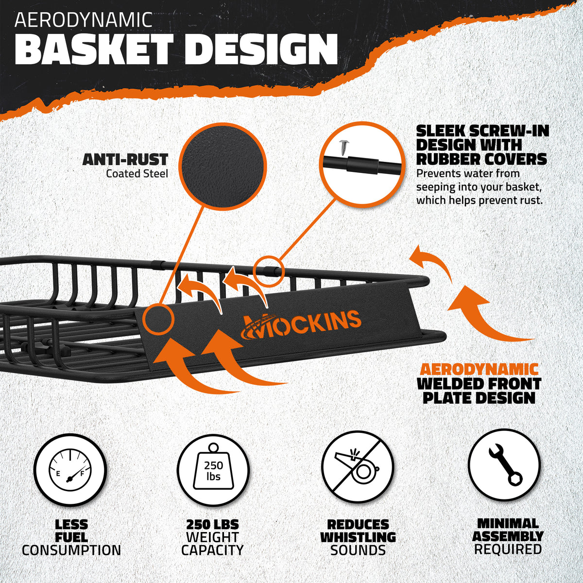 64"x39"x5" Extendable Roof Carrier & 20 Cu Ft Roof Bag