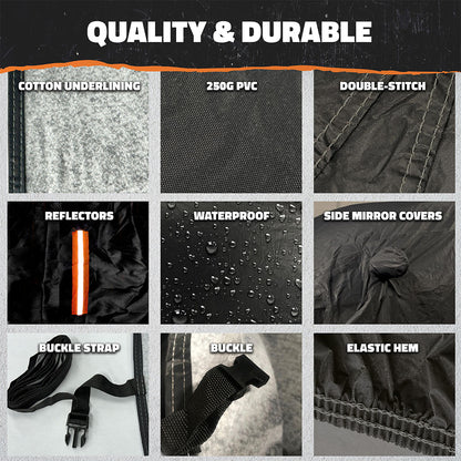 Heavy Duty Waterproof SUV Covers - Cotton Lined