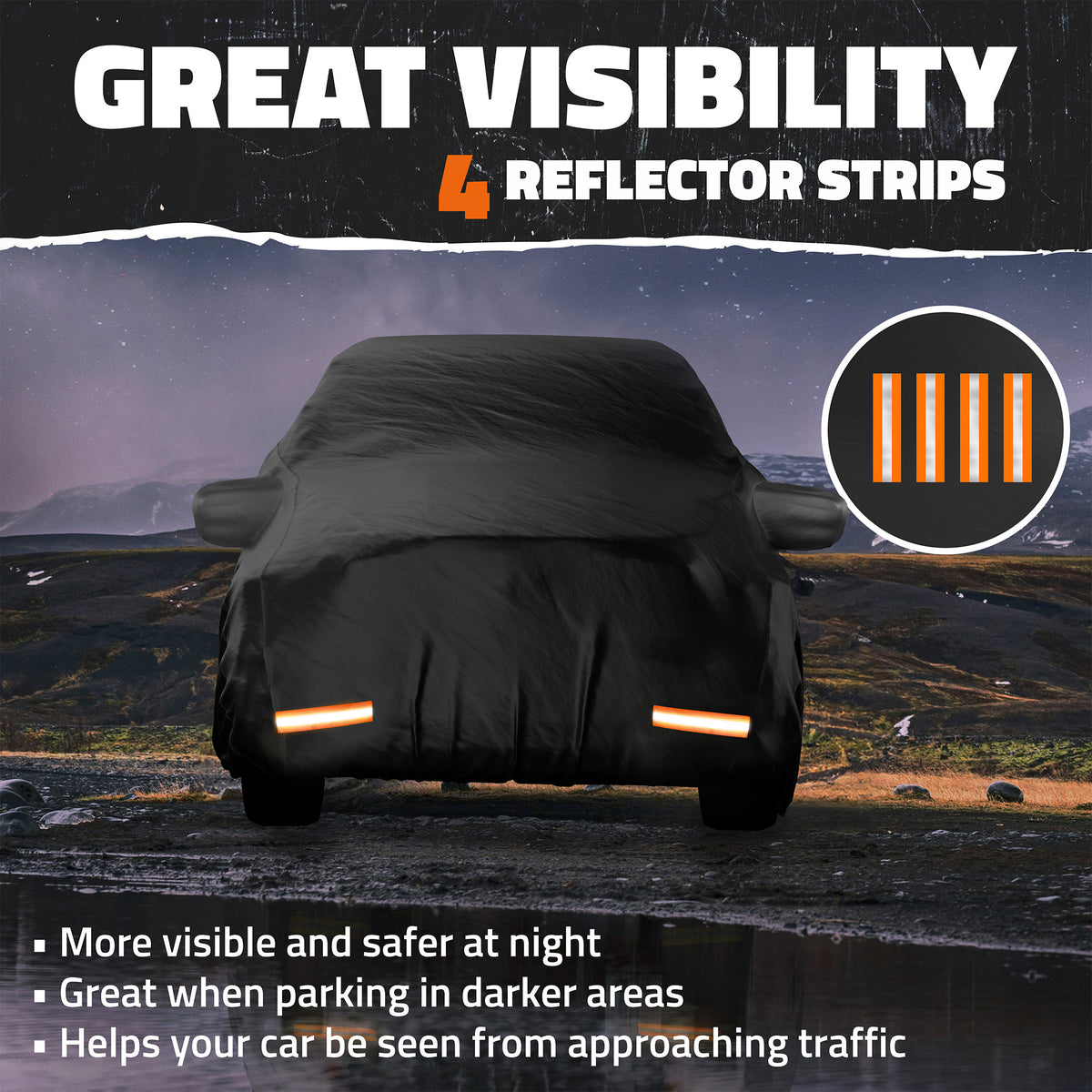 Heavy Duty Waterproof Truck Cover - Cotton Lined