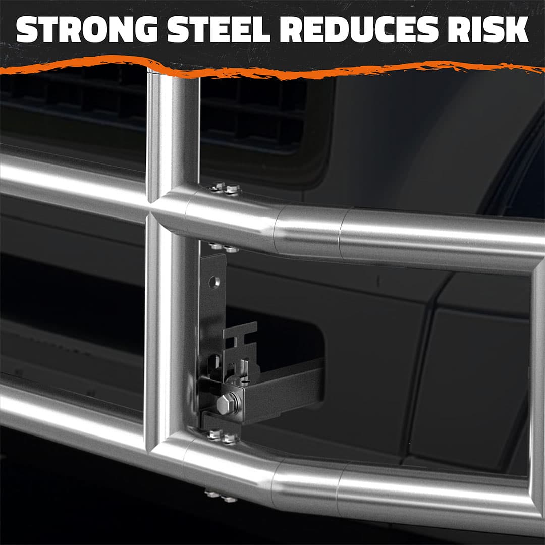 Front Bumper Guard Mounting Brackets for Volvo VNL 2004-2017 (Brackets ONLY)