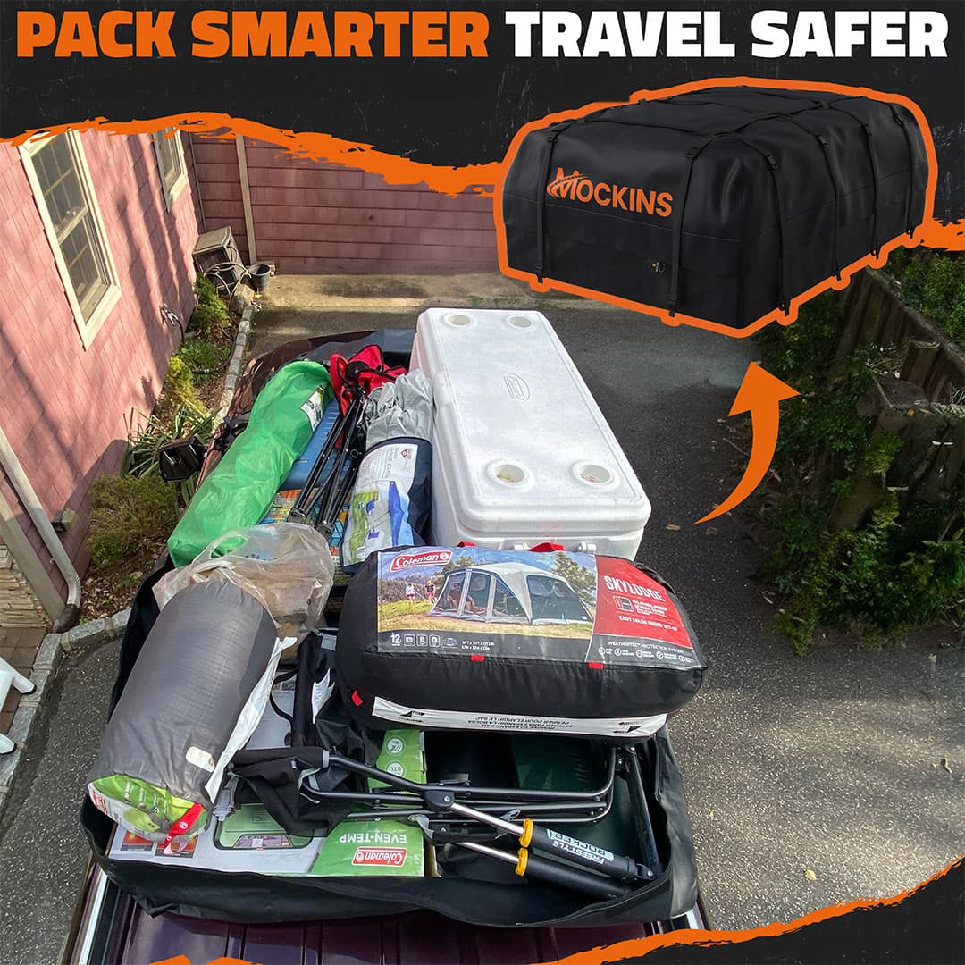 35 Cu Ft. Black Rooftop Bag 60"x42"x24"