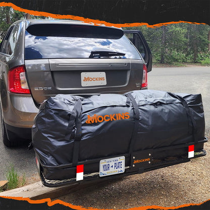 60"x20"x6" Hitch Carrier & 16 Cu Ft Cargo Bag