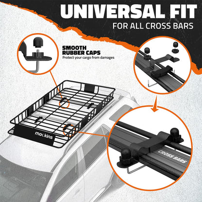 64"x39"x6" Extendable Rooftop Carrier