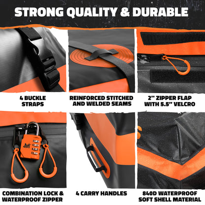 64"x39"x5" Extendable Roof Carrier & 20 Cu Ft Roof Bag