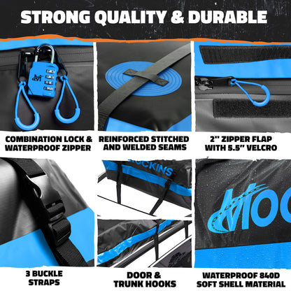 84"x39"x6" Extendable Roof Carrier & 35 Cu Ft Roof Bag