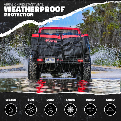 70"x30"x6" XL Hitch Carrier + Rear Lights & 40 Cu Ft Cargo Bag