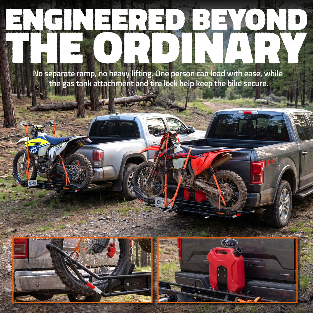 83" Dirt Bike Carrier & Tilting Loading Ramp