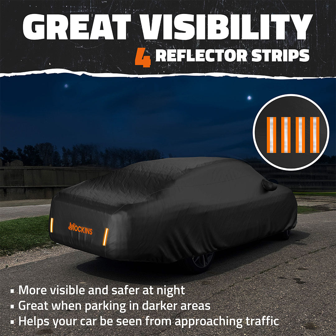 Heavy Duty Waterproof Sedan Covers - Cotton Lined