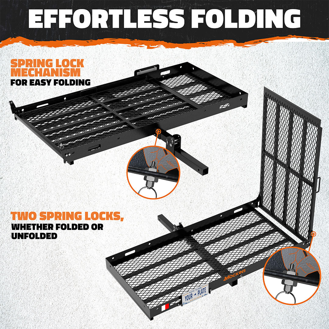 60"x30"x5" Wheelchair Hitch Carrier & Ramp