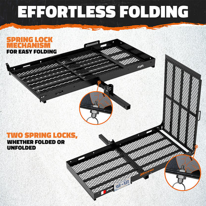 60"x30"x5" Wheelchair Hitch Carrier & Ramp