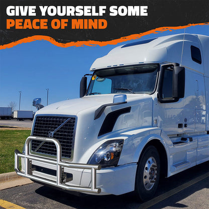 90"x11.5"x25.5" Semi Truck Front Bumper Guard