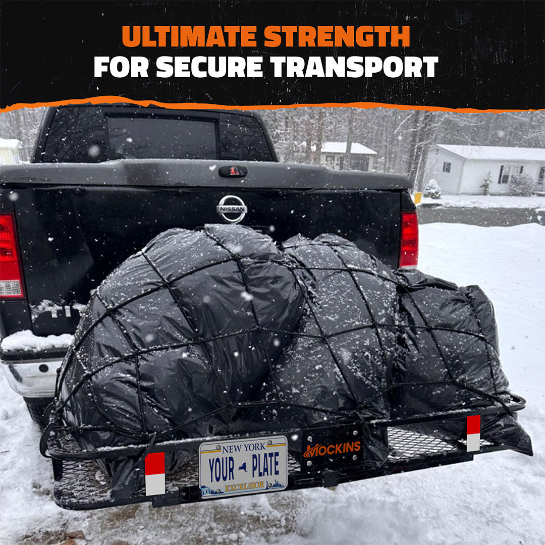 60"x24"x6" Hitch Carrier & 25 Cu Ft Cargo Bag