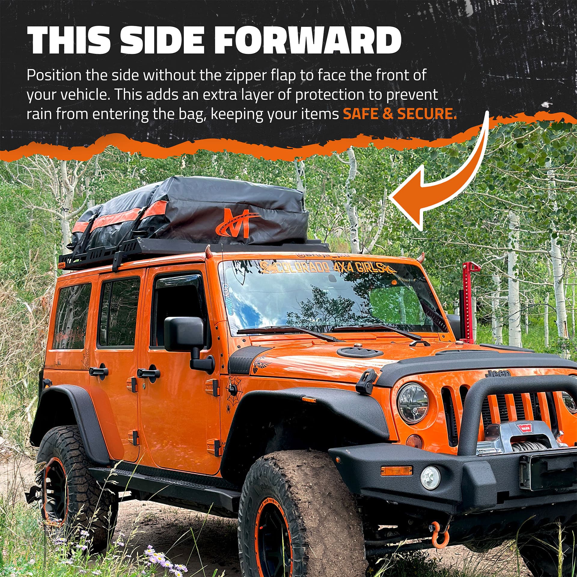 Jeep roof bag sale