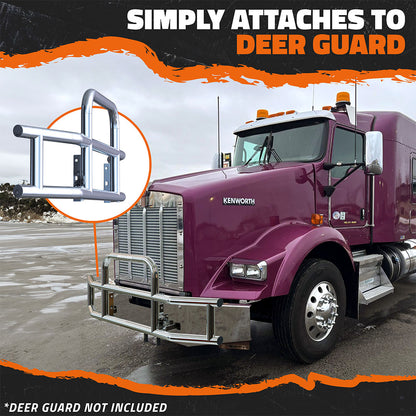 Front Bumper Guard Mounting Brackets for Kenworth New Models (Brackets ONLY)