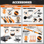 83" Dirt Bike Carrier & Tilting Loading Ramp