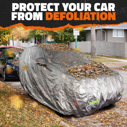 Waterproof Car & SUV Covers - With Zipper Door - Polyester