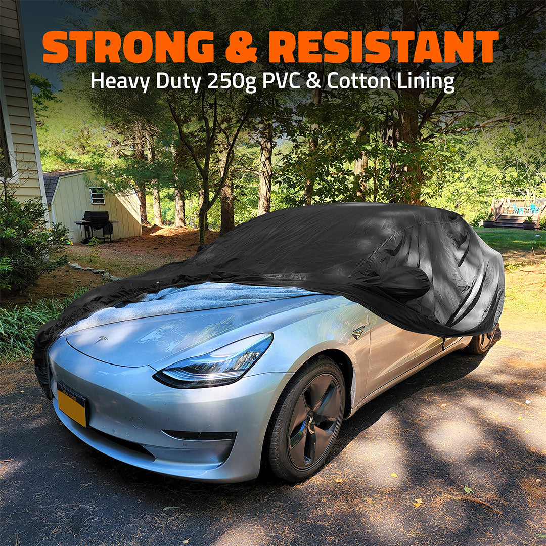 Heavy Duty Waterproof Sedan Covers - Cotton Lined