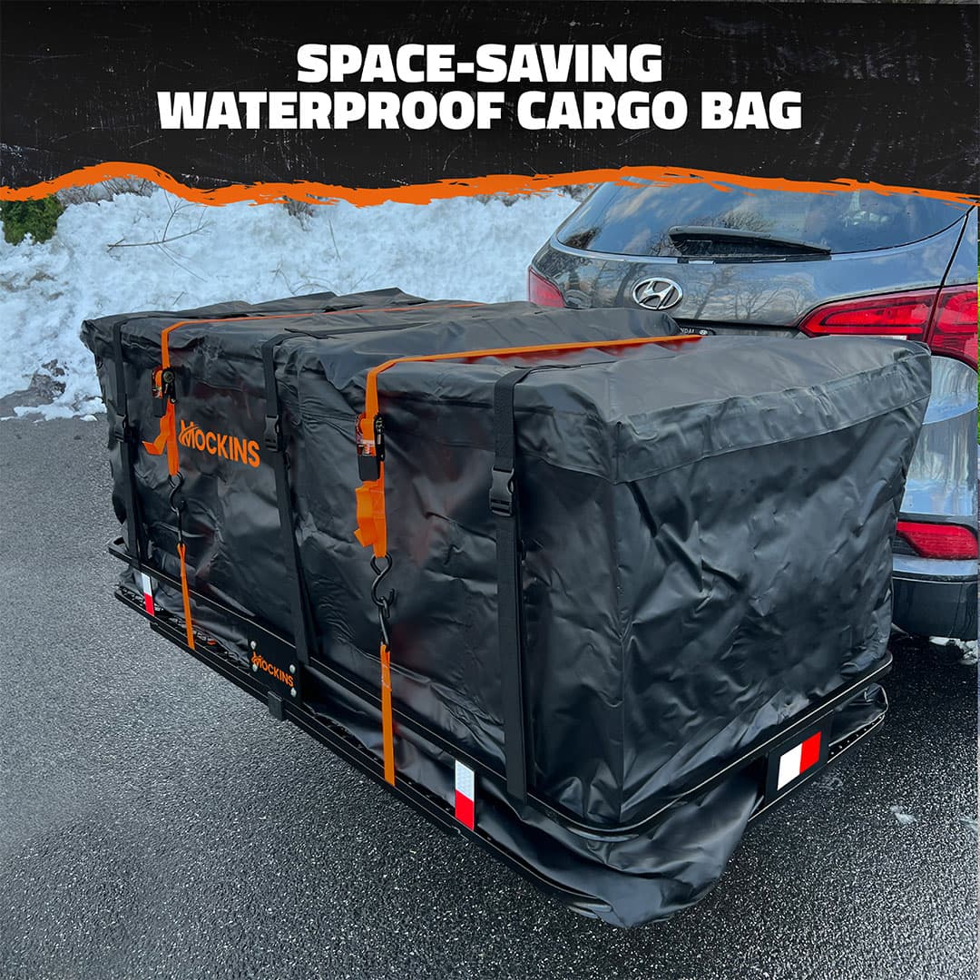 60"x36"x6" Hitch Carrier & 35 Cu Ft Cargo Bag