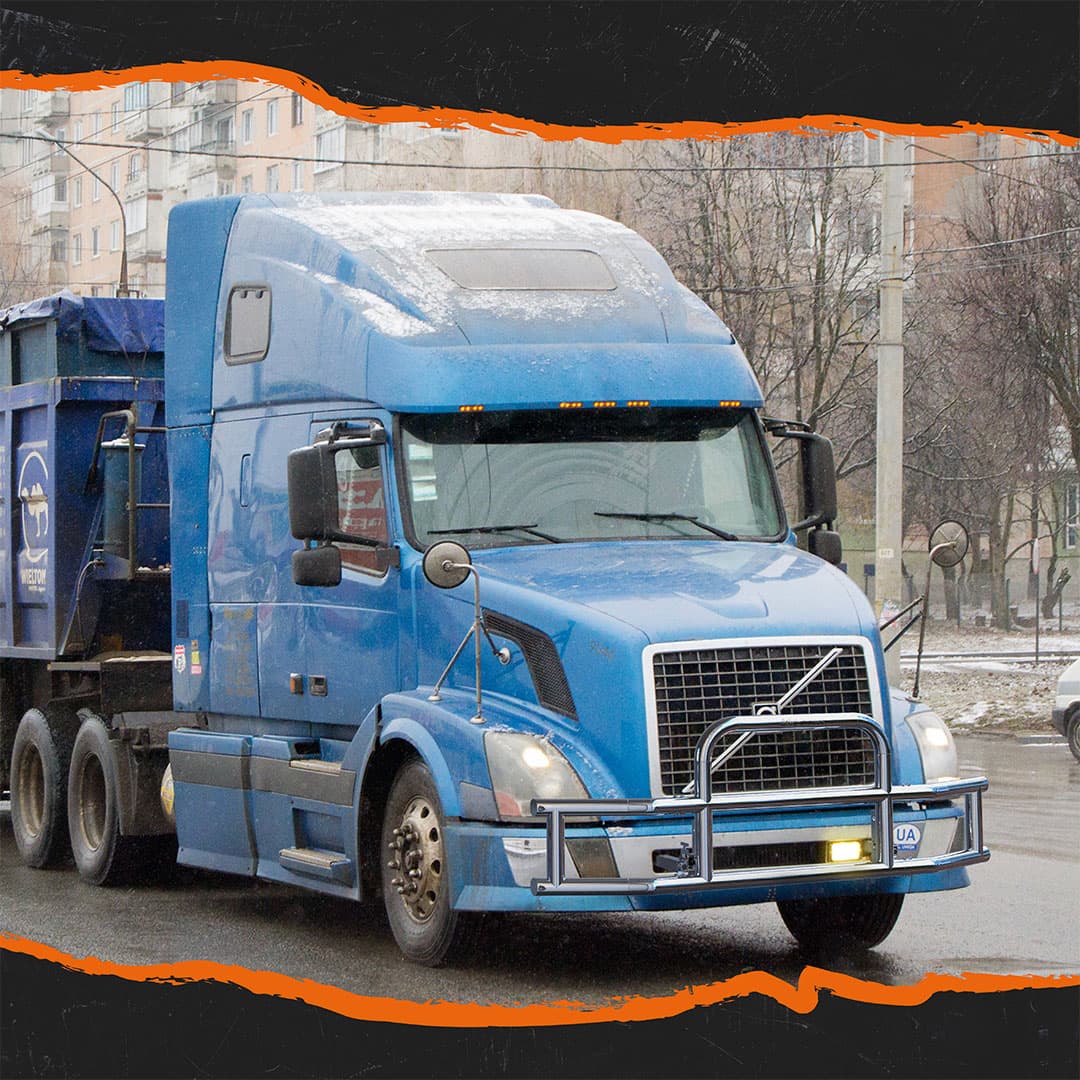 Front Bumper Guard Mounting Brackets for Volvo VNL 2004-2017 (Brackets ONLY)