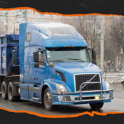 Front Bumper Guard Mounting Brackets for Volvo VNL 2004-2017 (Brackets ONLY)