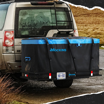 60"x24"x6" Hitch Carrier & 25 Cu Ft Cargo Bag