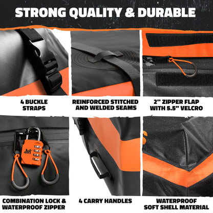64"x39"x6" Extendable Roof Carrier & 20 Cu Ft Roof Bag