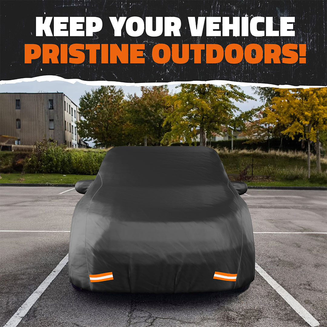 Heavy Duty Waterproof Sedan Covers - Cotton Lined