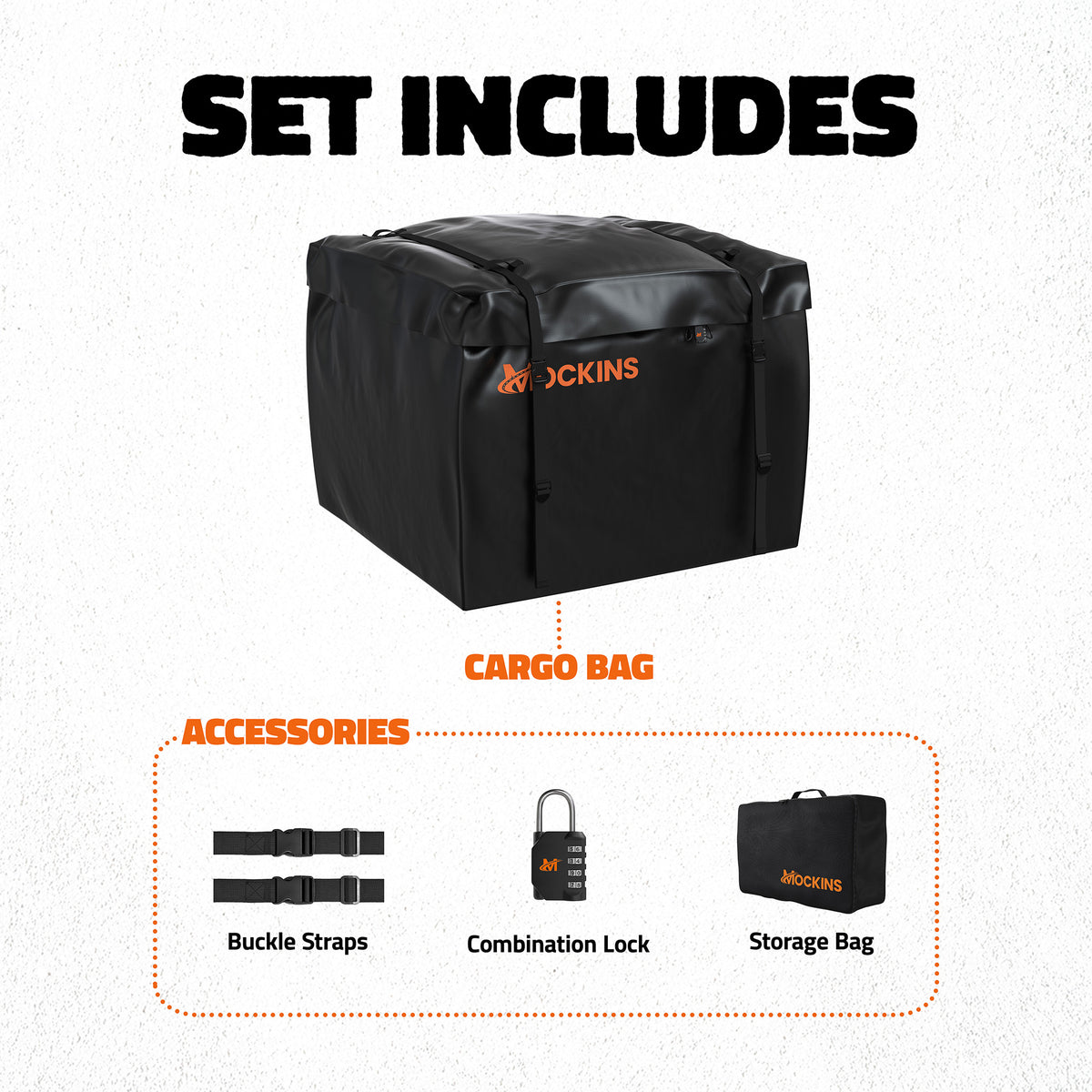 30 Cu Ft Square Cargo Bag 40"x40"x32"