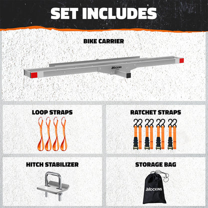 73" Hitch Motorbike Carrier & Loading Ramp