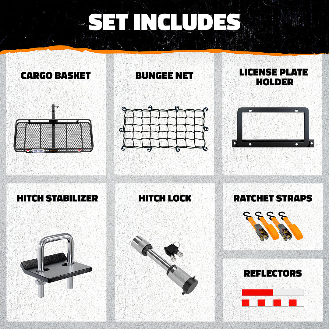 60"x24"x6" Cargo Hitch Carrier