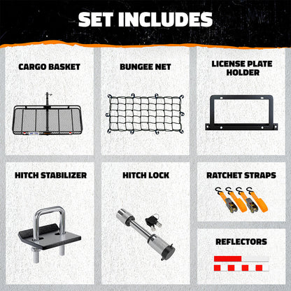 60"x24"x6" Cargo Hitch Carrier