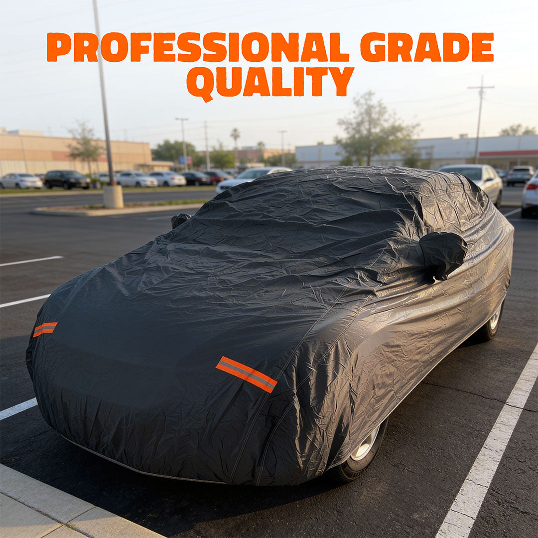 Heavy Duty Waterproof Sedan Covers - Cotton Lined