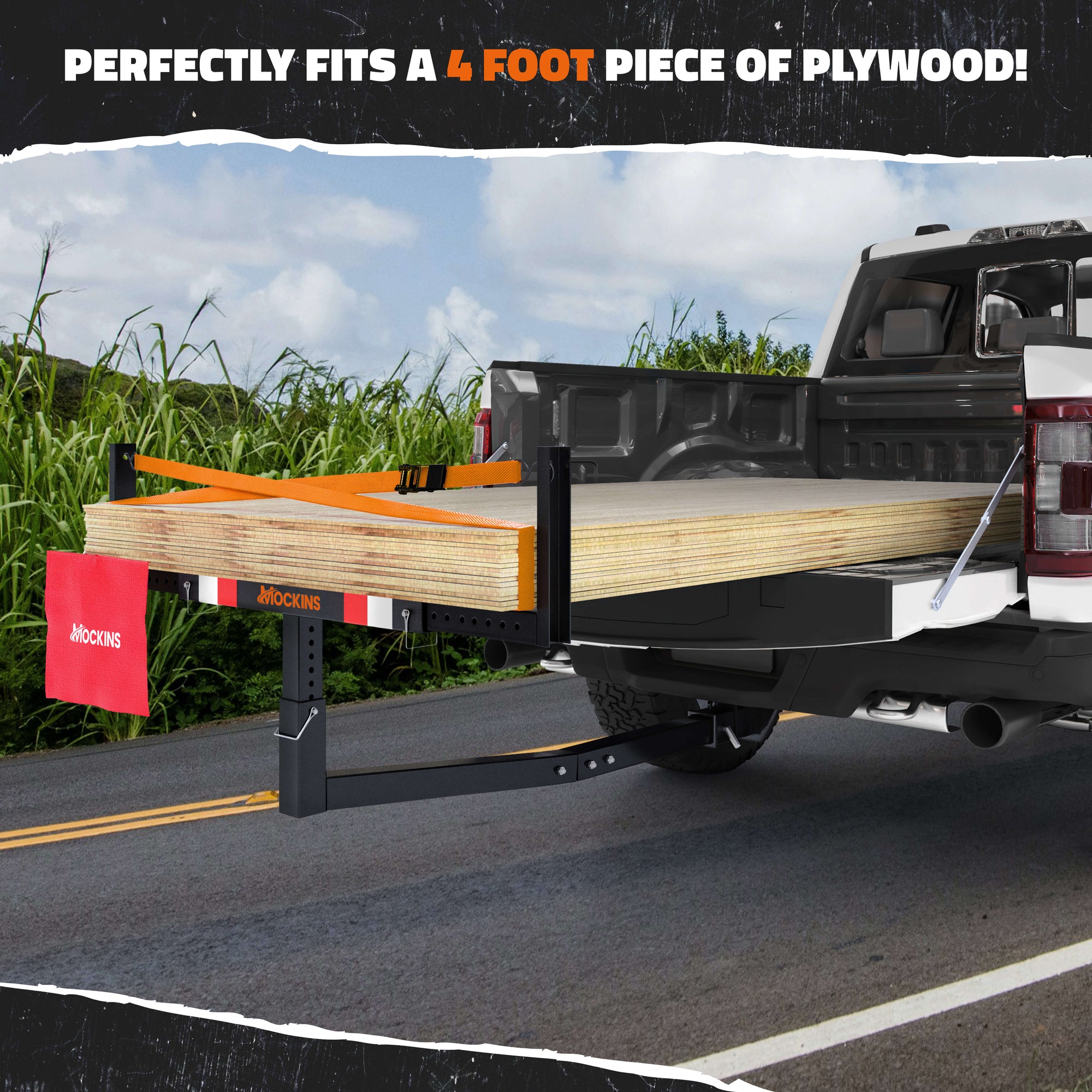 Pickup Truck Bed Extender And Ratchet Straps | MOCKINS - Mockins