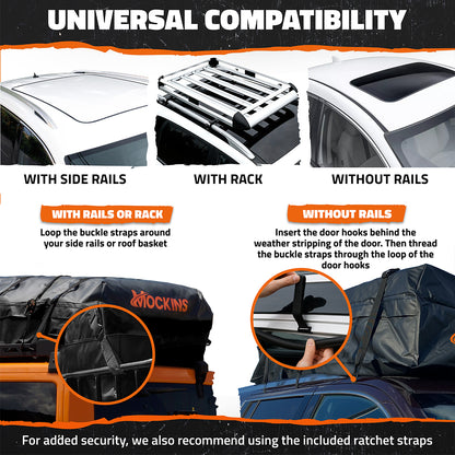 25 Cu Ft Rooftop Bag 60"x43"x17"